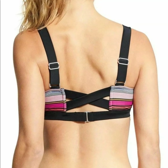 Athleta Capri Stripe Pura Bikini Top Size 32B/C - Picture 2 of 4
